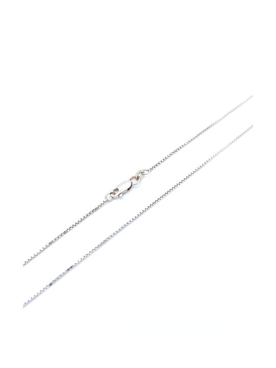 PS Silver White Gold Chain Neck 14K Length 40cm