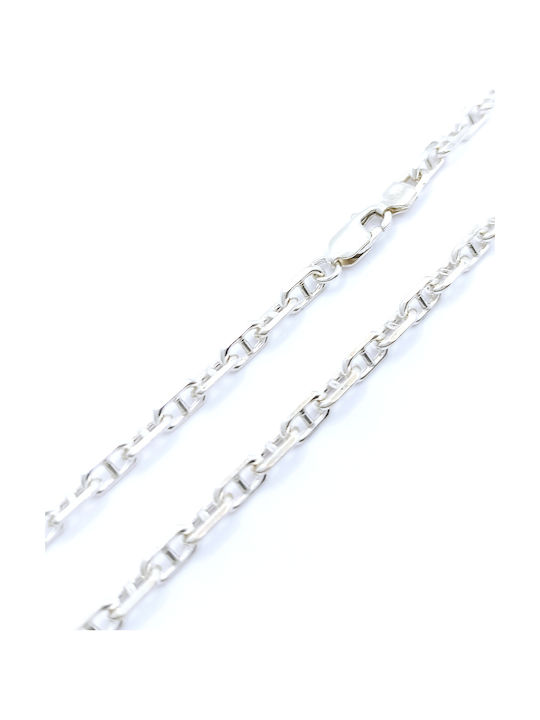 PS Silver Silberne Kette Nacken Dünn Dicke 1.05mm und Länge 55.5cm