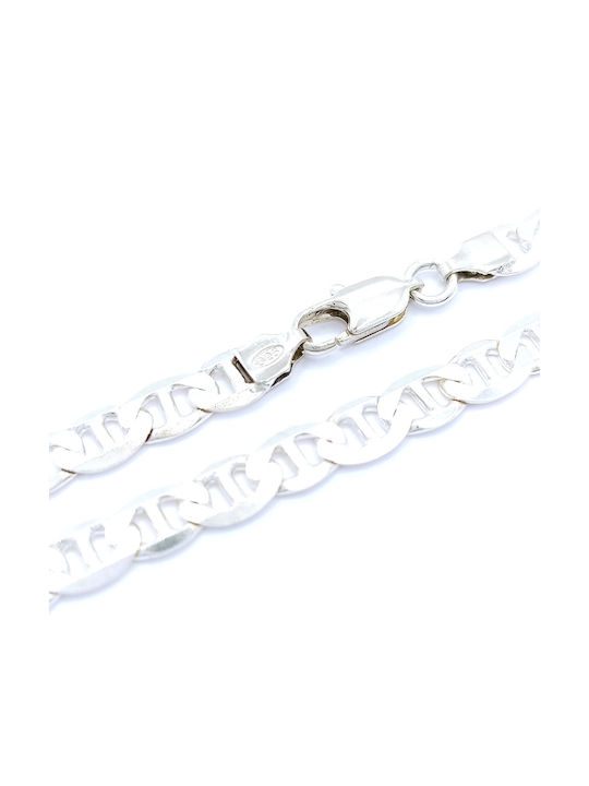 PS Silver Silver Chain Hand Thin Thickness 5.5mm and Length 22cm