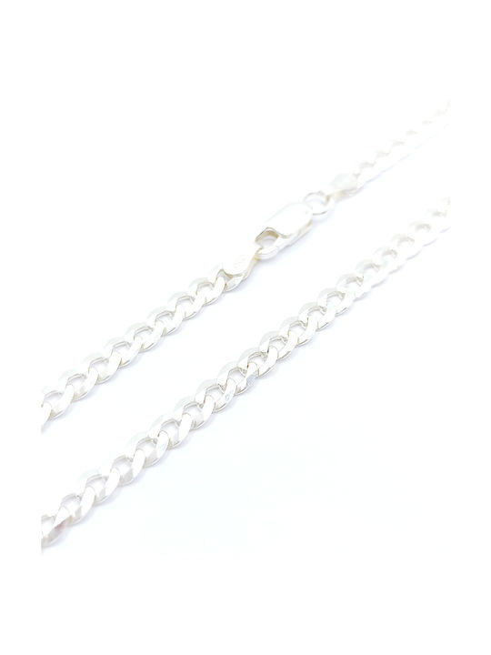 PS Silver Silberne Kette Nacken Dünn Dicke 4.2mm und Länge 55cm