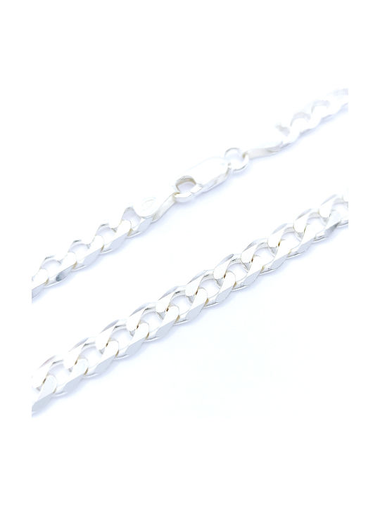 PS Silver Silberne Kette Hand Dünn Dicke 5.8mm und Länge 23.5cm