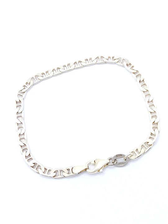 PS Silver Silver Chain Hand Theta Thin Thickness 4mm and Length 17cm