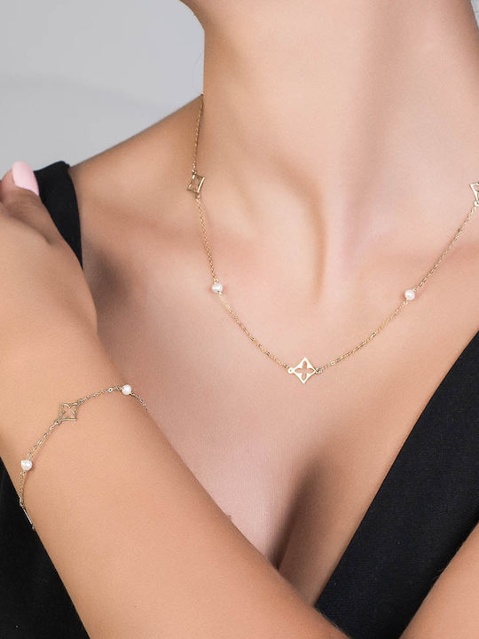 Ioannis Κόσμημα Σετ με Κολιέ & Βραχιόλι από Χρυσό 14K