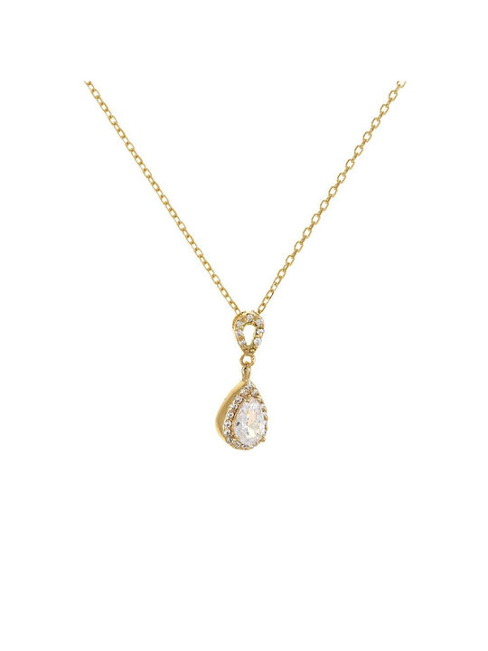 Papadopoulos Gold Set with Necklace & Earrings from Gold 14K