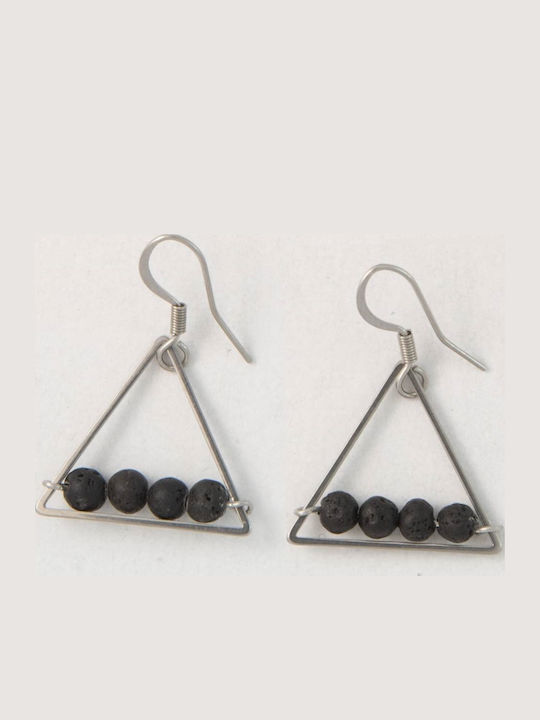 Tatu Moyo Set with Necklace & Earrings from Silver Gold Plated with Stones