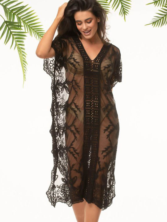 Rock Club Women's Maxi Dress Beachwear black