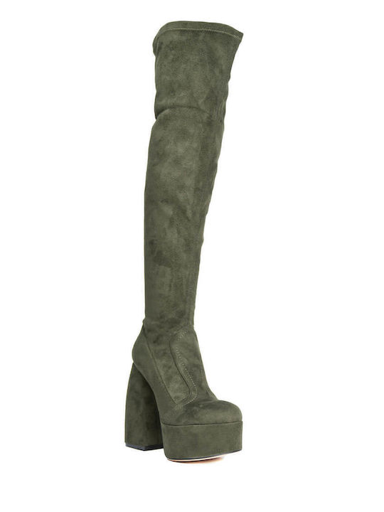 Suede Over the Knee Women's Boots Dani Green