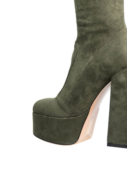 Suede Over the Knee Women's Boots Dani Green