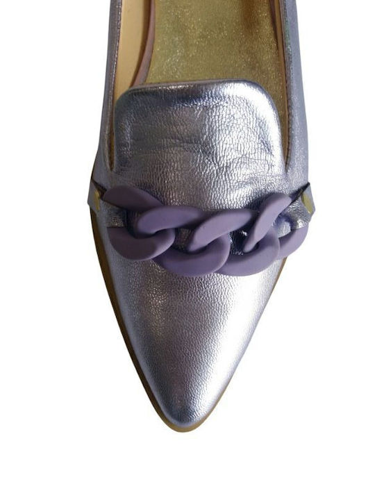 Mocasini dama în culoarea Violet
