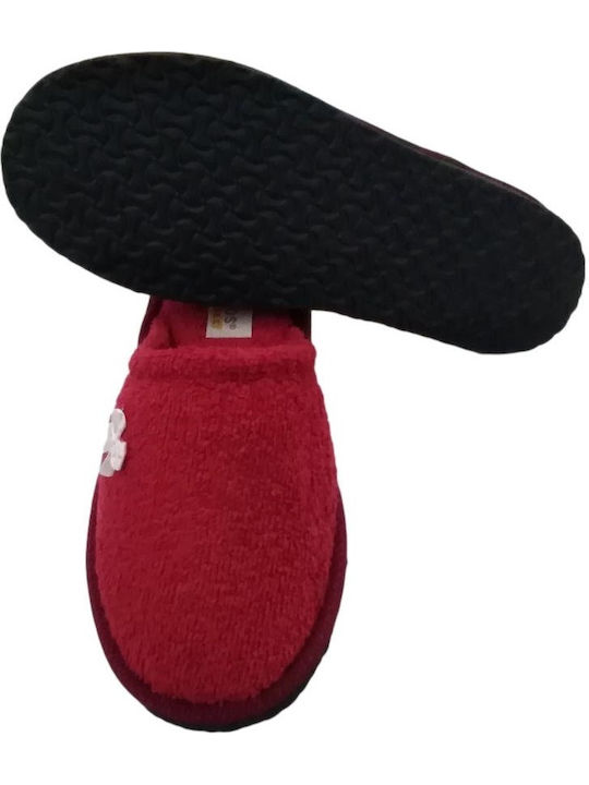 Kolovos Terry Women's Slippers Burgundy