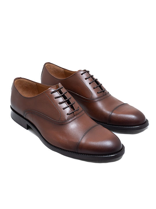 Marco Ferretti Men's Leather Dress Shoes Tabac Brown