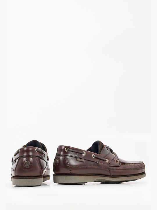 Leder Herren Mokassins in Braun Farbe