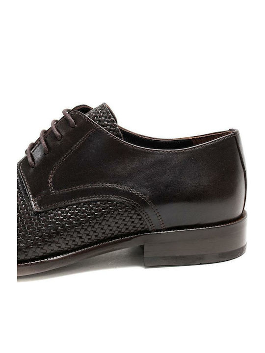 Men's Leather Dress Shoes Brown BROWN