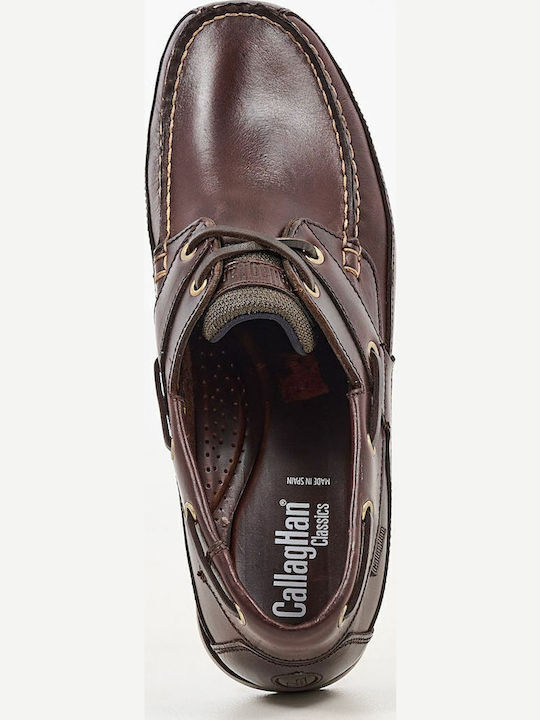 Leder Herren Mokassins in Braun Farbe