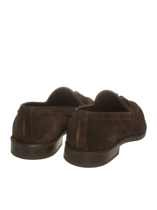 Men's Suede Moccasins Brown BROWN