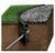 Primatera Plastic Garden Hedge in Black Colour 16x61cm