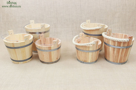 Decorative Bucket Garden Wooden DINS0024