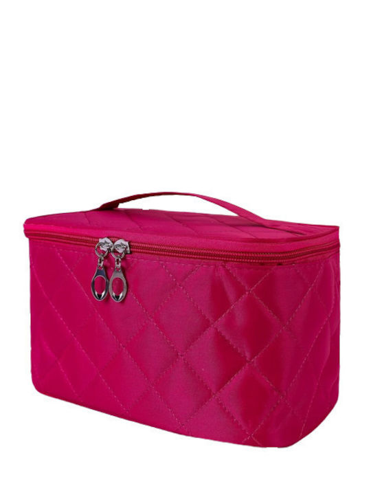 Damen Necessaire in Fuchsie Farbe 22cm