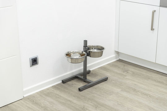Trixie Stainless Steel Food Bowl for Dog & Cat 2 x 250ml 17cm