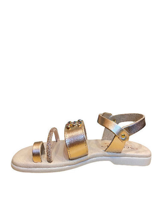 Kinder Sandalen Anatomisch Gold