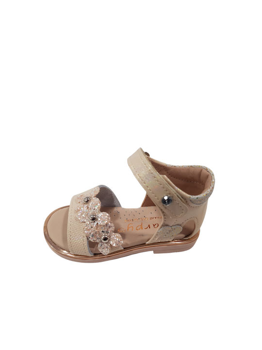 Scarpy Kinder Sandalen Beige