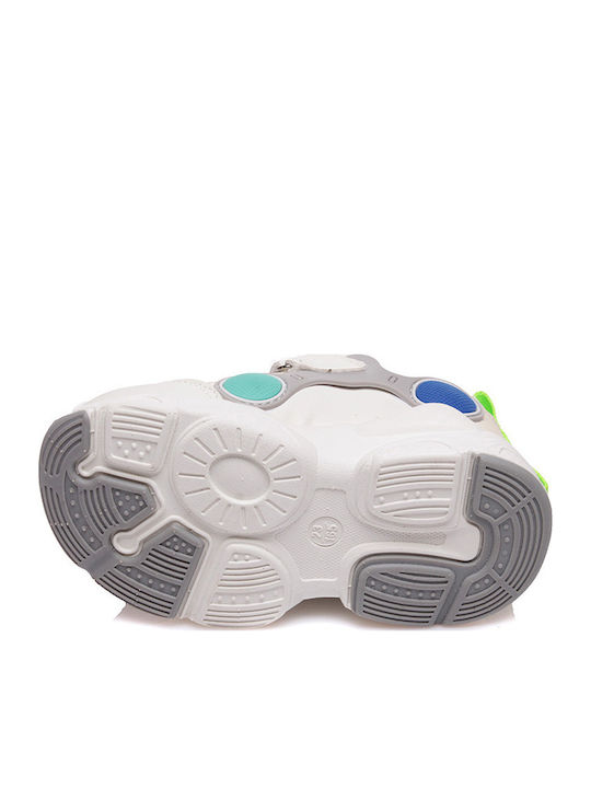 Παιδικά Sneakers με Σκρατς Λευκά