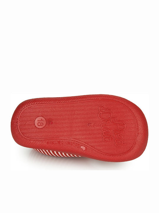 Kids Slippers Boots Red