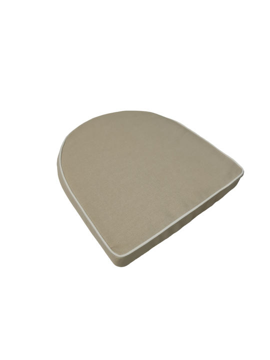 Be Comfy Waterproof Garden Chair Cushion Horseshoe Beige 44x45cm