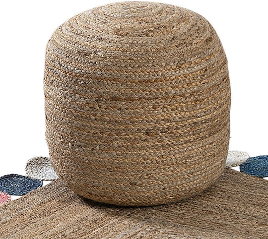Mumbai Irc19 Teppich Rechteckig Sommer aus Jute Beige
