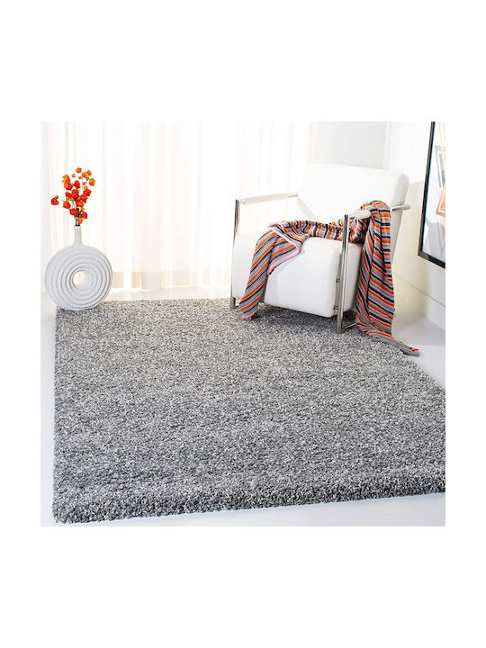 Saray Home Teppich Rechteckig Zottelig Gray