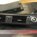 Folii Autocolante Auto Carbon în Culoarea Negru 1buc