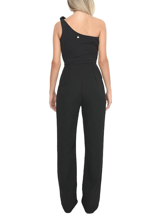 Relish Women's Jumpsuit with One Shoulder Black