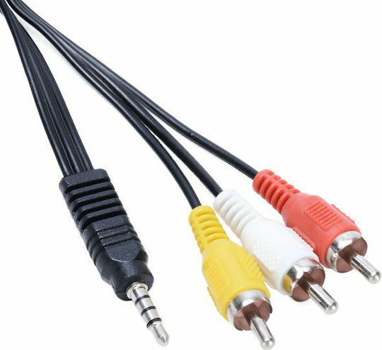 Cable 3.5mm male - Composite male 1m (3330)