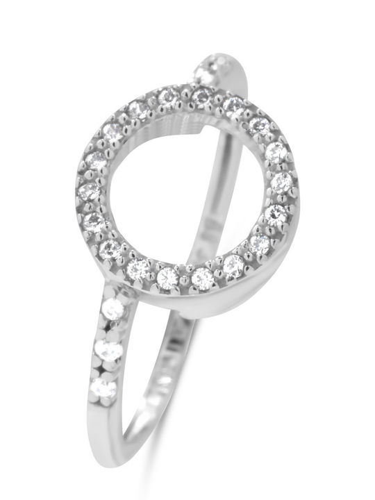Goldjewels Single Stone Ring Made of 14K Gold
