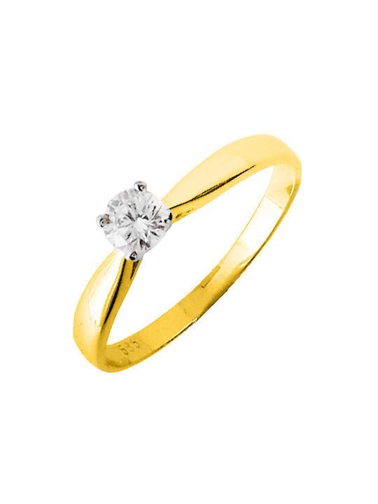 Single Stone from Gold 14K