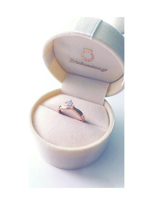 Single Stone from Rose Gold