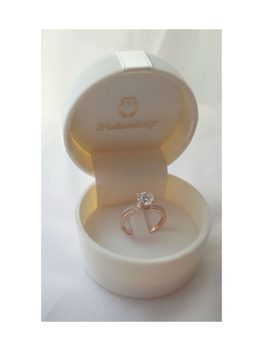 Single Stone from Rose Gold