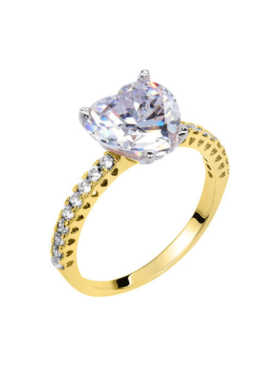 Single Stone from Gold 14K