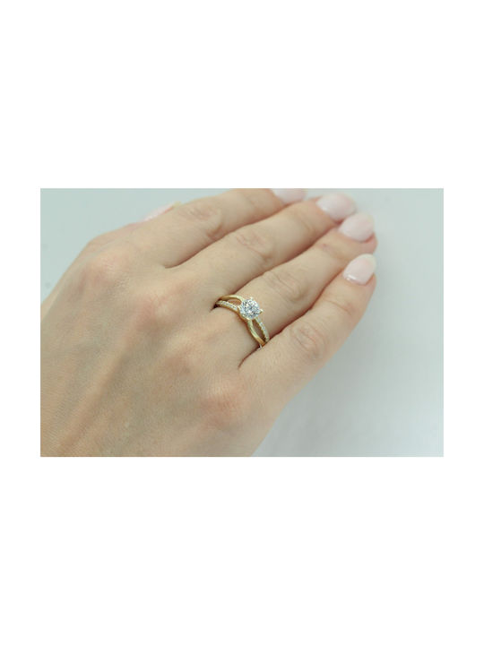 Single Stone from Gold 14K