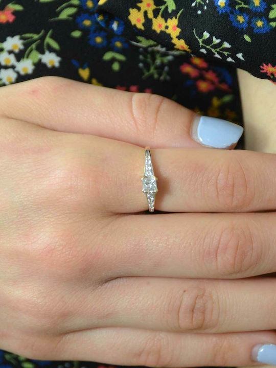 Goldjewels Μονόπετρο από Χρυσό 14K Goldjewels Μονόπετρο από Χρυσό 14K