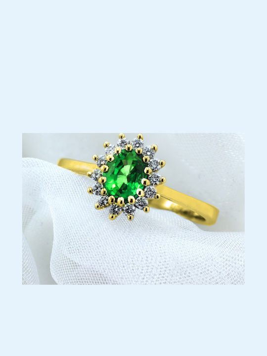 Single Stone Ring From 18K Gold Single Stone Ring From 18K Gold