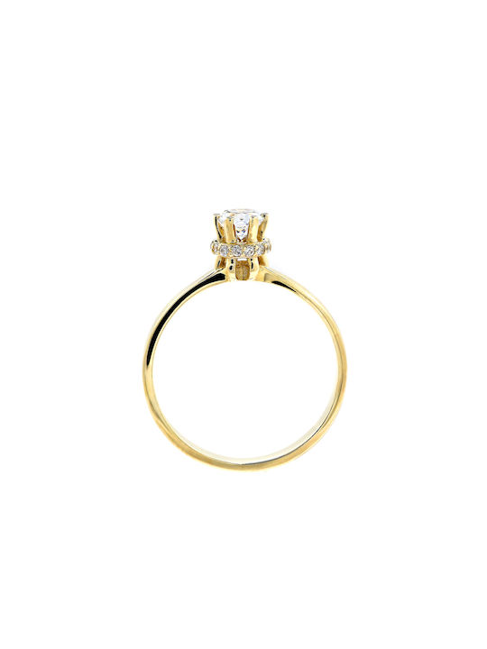 Single Stone from Gold 14K