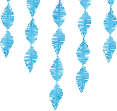 Deco Ceramica Garland for Party in Light Blue color