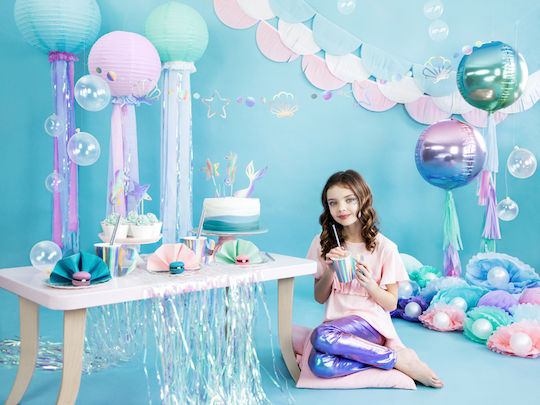 Deco Ceramica Κρεμαστό Διακοσμητικό για Party σε Μπλε χρώμα 25εκ.