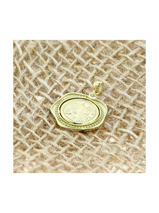 Pendant Kids Talisman Constantine from Gold 9K P-65576