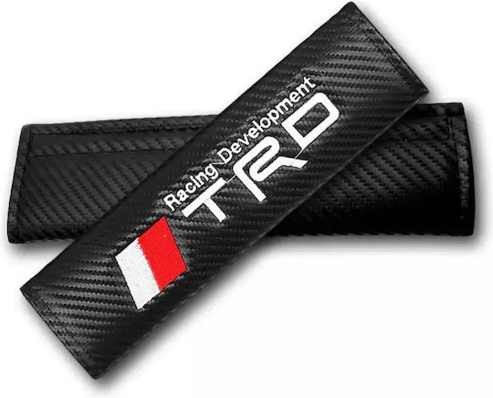 Set of 2pcs Car Seat Belt Pads Black