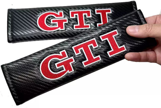 Set of 2pcs Car Seat Belt Pads Black