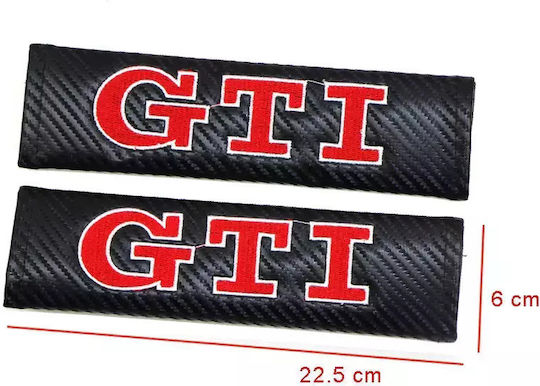 Set of 2pcs Car Seat Belt Pads Black
