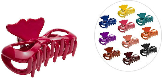 Beautifly Beautifly Hair Claw Clips with Fuchsia Bow