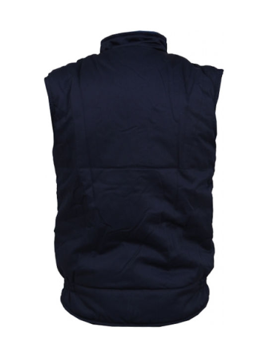 Bărbați Vestă de siguranță Albastru Bărbați Vestă de siguranță Albastru